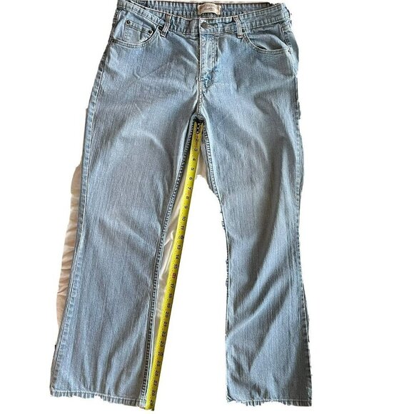 Levi’s Stretch Low Rise* Bootcut Light Wash 5-Pocket Jeans-16 Medium - Picture 4 of 12